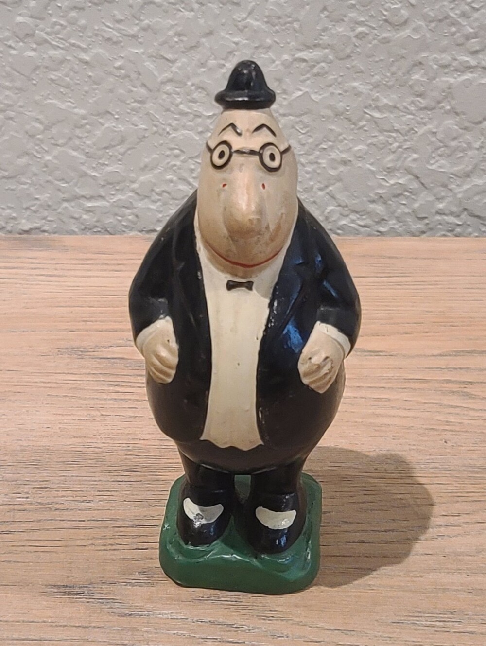 Vintage Don Fulgencio Figurine Lino Palacio Argentine Comic Character Tuxedo